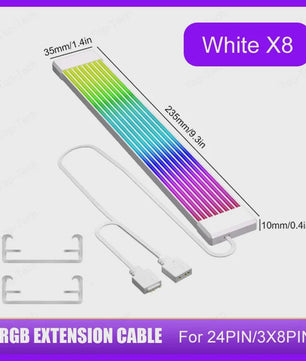 ARGB PC Kabel Verlenging - 5V 3-Pin Synchronisatie voor Moederbord & Videokaart