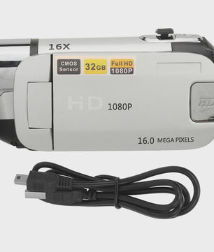 Digitale Camera D90 - 16MP Full HD 1080P, 16x Zoom, Draaibaar Scherm & Vullicht