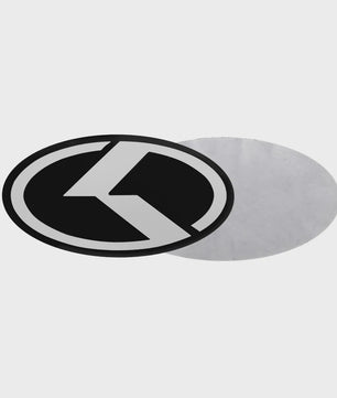Stuurwiel Embleem Badge Sticker voor KIA Modellen (6.1x3.2cm)