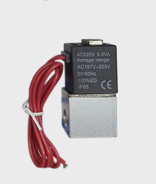 Elektrische Solenoïde Klep 12V/24V/220V - 2/2 Weg Normaal Gesloten - 6mm/8mm Slangaansluiting