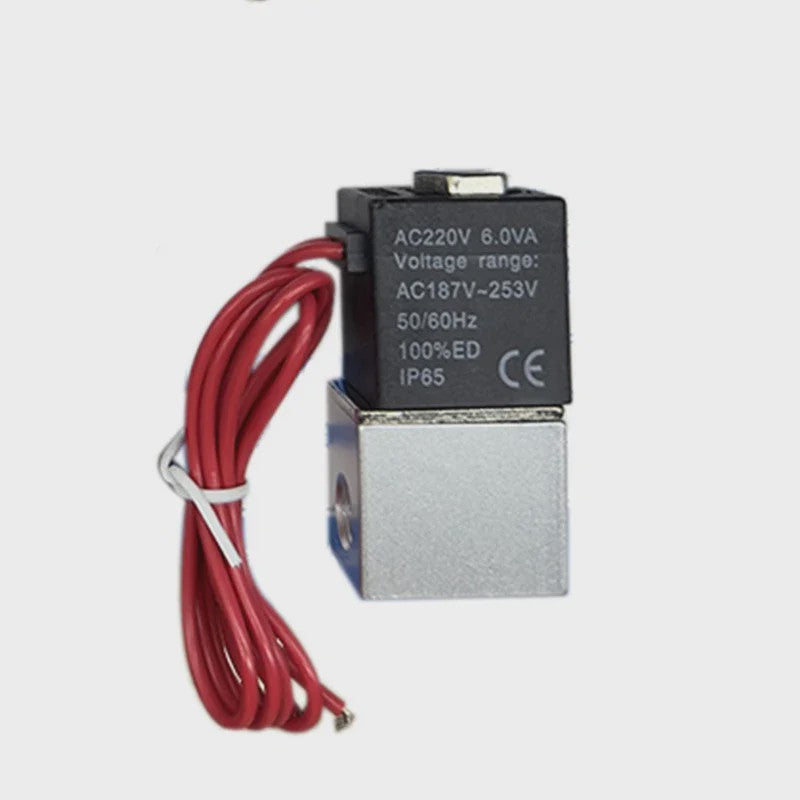 Elektrische Solenoïde Klep 12V/24V/220V - 2/2 Weg Normaal Gesloten - 6mm/8mm Slangaansluiting