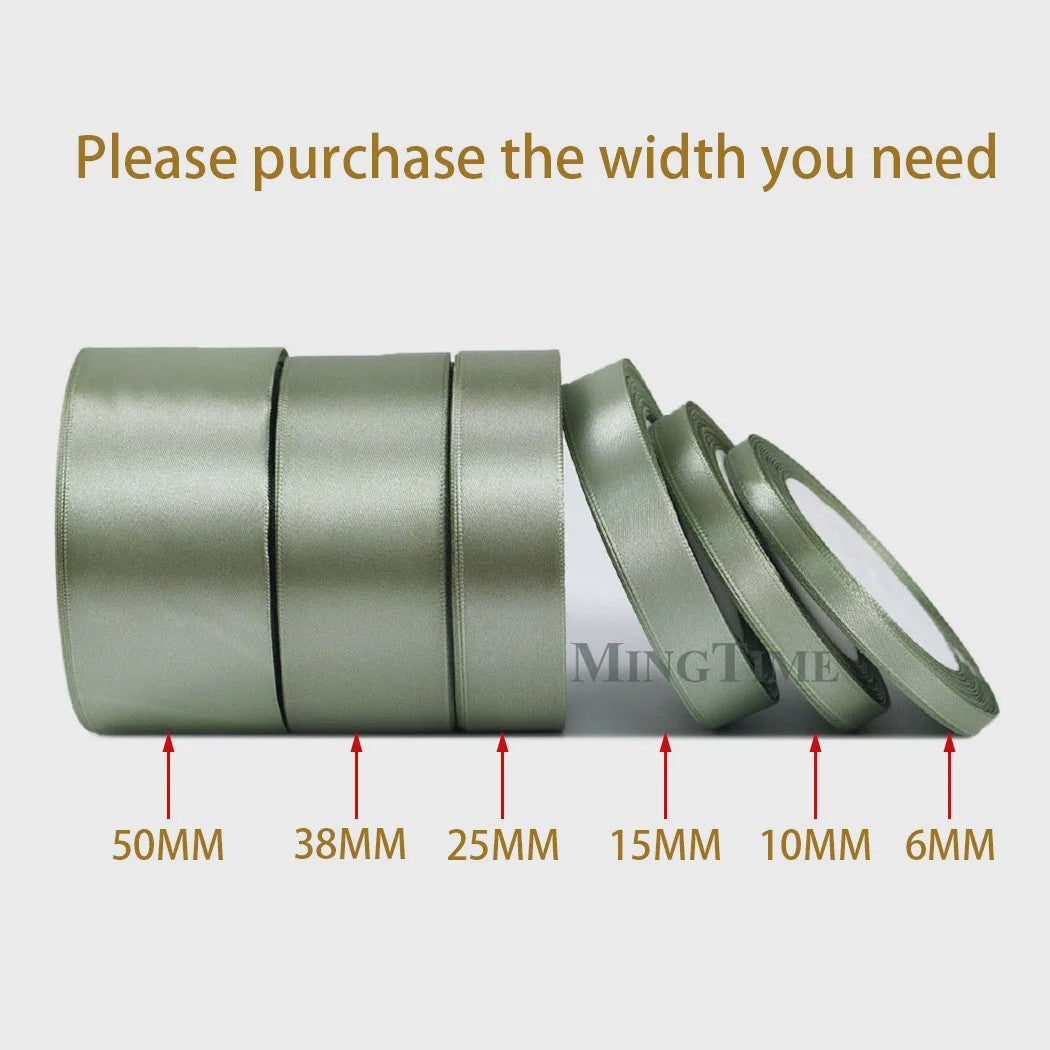 Satijnen Lint 22 Meter - Diverse Breedtes (6mm t/m 50mm) voor Decoratie & Knutselen