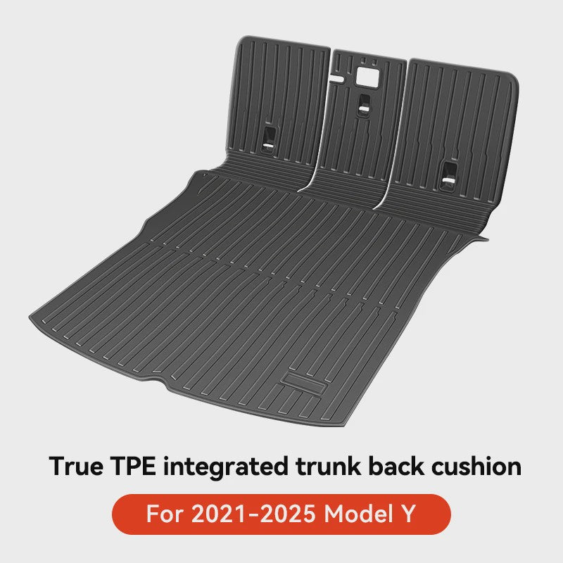YZ TPE Vloermatten en Kofferbakmat Set voor Tesla Model Y Juniper (2025-2026) - Waterdicht & Antislip