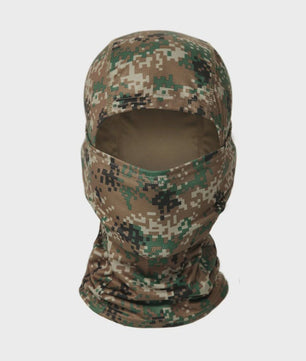 Camouflage Balaclava Volledig Gezicht Masker - Ademend, UV-beschermend voor Outdoor Sporten