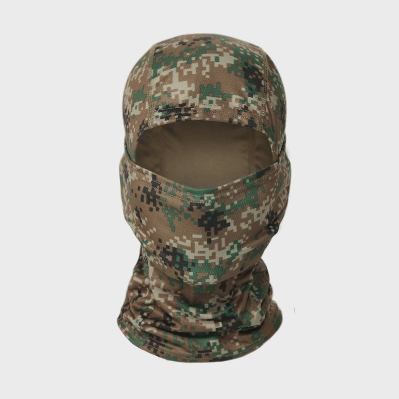 Camouflage Balaclava Volledig Gezicht Masker - Ademend, UV-beschermend voor Outdoor Sporten