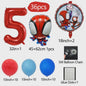 Superheld Folieballonnen Set: Spiderman, Batman, Iron Man & Captain America - Feestdecoratie