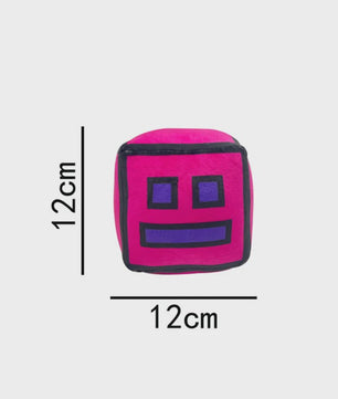 Geometry Dash Pluche Speelgoed - 12cm Zachte Knuffel Pop voor Kinderen & Fans