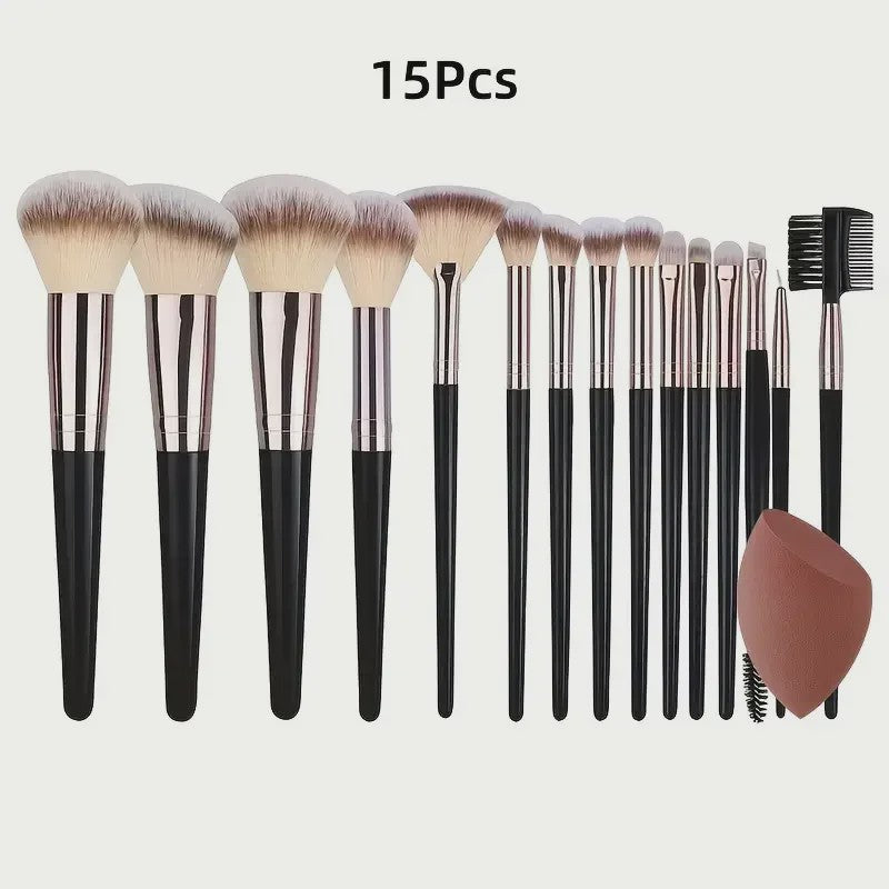 Professionele Make-up Kwasten Set - Zacht & Fluffy voor Foundation, Blush & meer