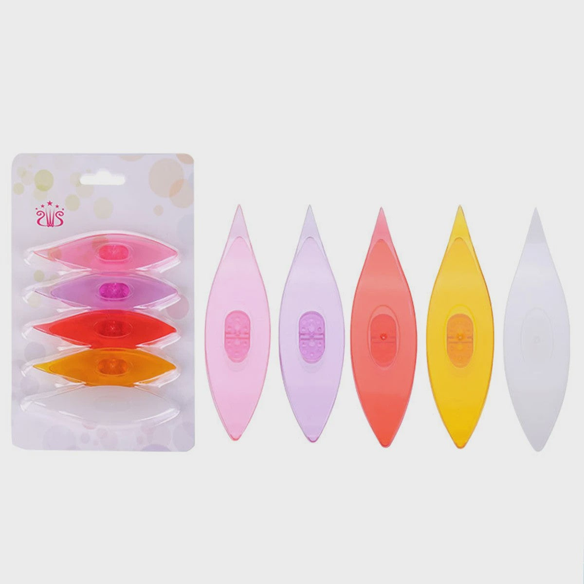 Set Kantklosjes - Kleurrijk Plastic Weefgereedschap voor Kant en Garen