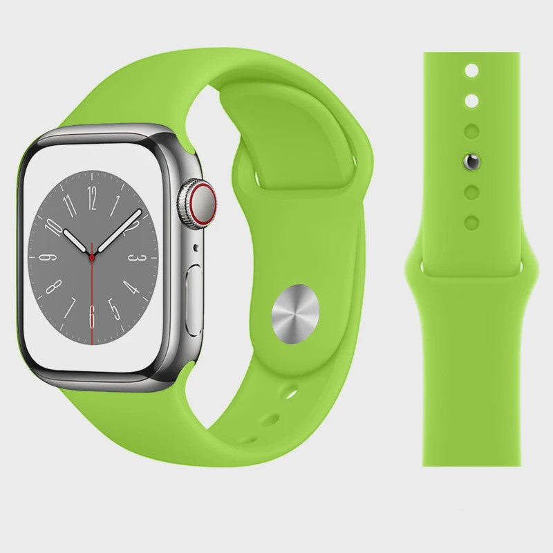 Sport Siliconen Bandje voor Apple Watch 38-49mm - Serie 1 t/m 11, SE, Ultra