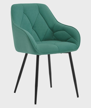 Gestoffeerde Eetkamerstoelen met Armleuningen - Set van 2 - Comfortabel & Stijlvol