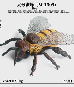 Realistische Insecten Speelgoed Set: Lieveheersbeestje, Bij, Spin & Meer - Educatief Plezier voor Kinderen