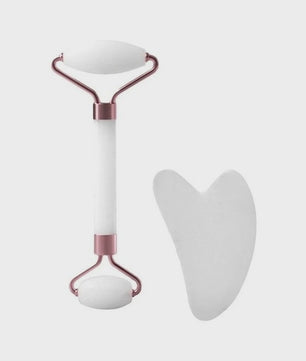 Gezichtsroller & Gua Sha Set - Resin Massage Roller voor Gezicht, Nek en Ogen - Beauty & Huidverzorging