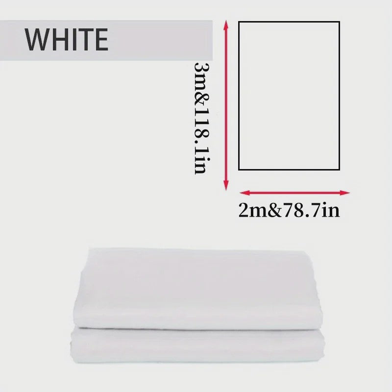 Grote Zwarte, Witte & Groene Achtergronddoeken (Chromakey) - 13x10 & 10x6.6 ft