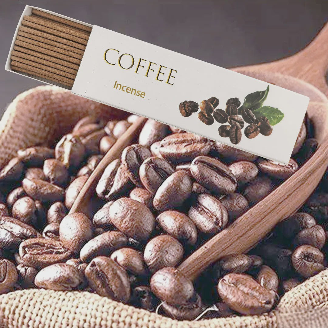 Set van 30 Dikke Geurige Rookwaren: Palo Santo, Salie, Ceder & Koffie - Voor Meditatie & Zuivering