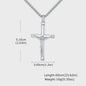 Heren RVS Kruis Ketting met Jezus Hanger - Religieuze Christelijke Sieraden