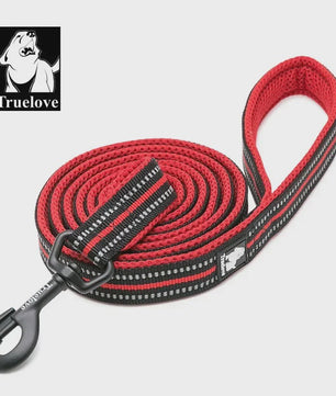 Truelove Zachte Hondenriem 200cm - Reflecterend Nylon Mesh, Gevoerd, voor Puppy tot Grote Hond/Kat