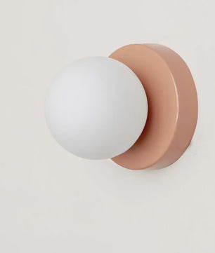 Moderne Macaron LED Wandlamp - Mini Glazen Sconce voor Slaapkamer, Hal & Balkon