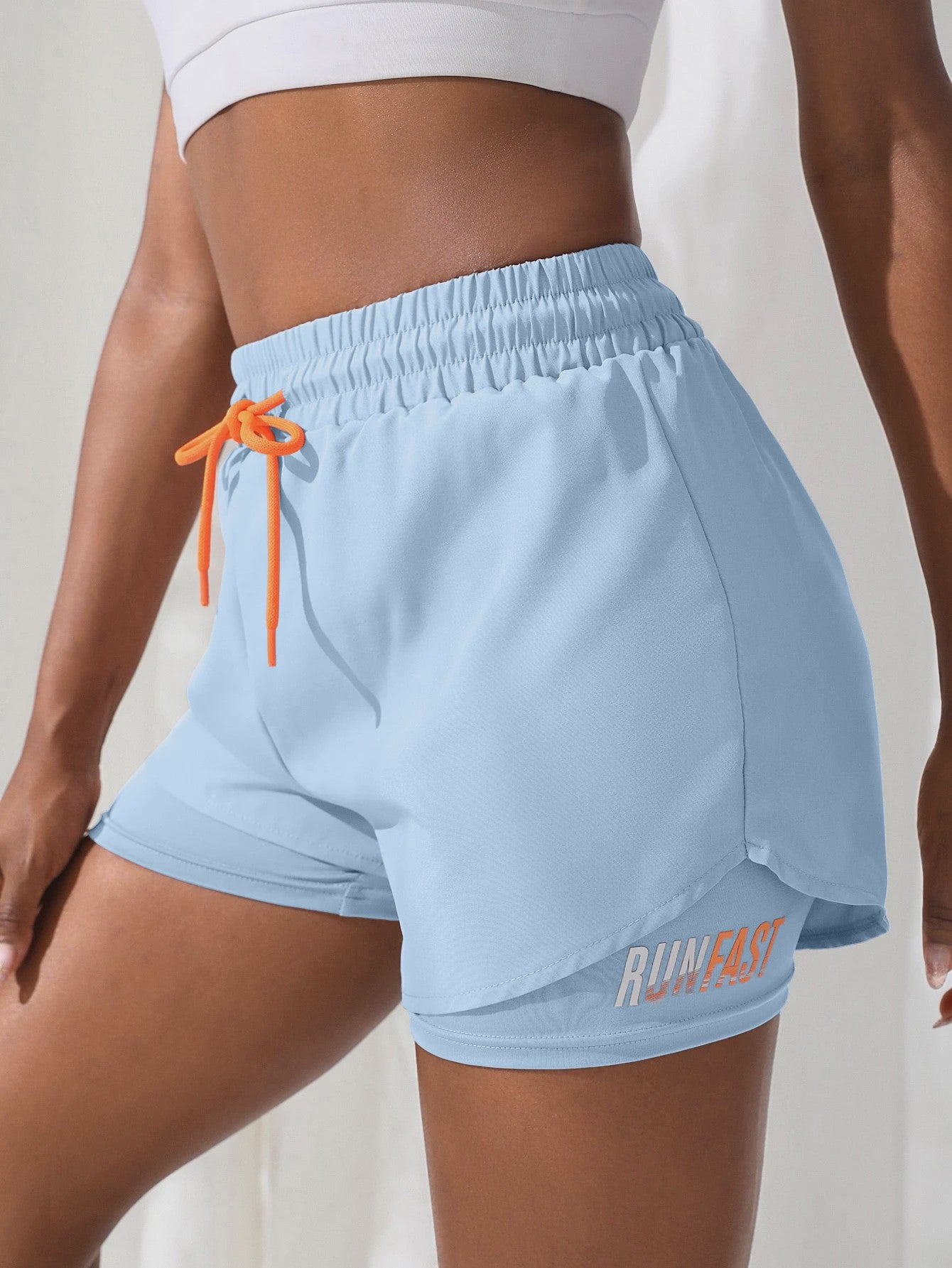 Dames High Waist Yoga Shorts met Ingebouwde Legging - Comfort & Stijl voor Sport
