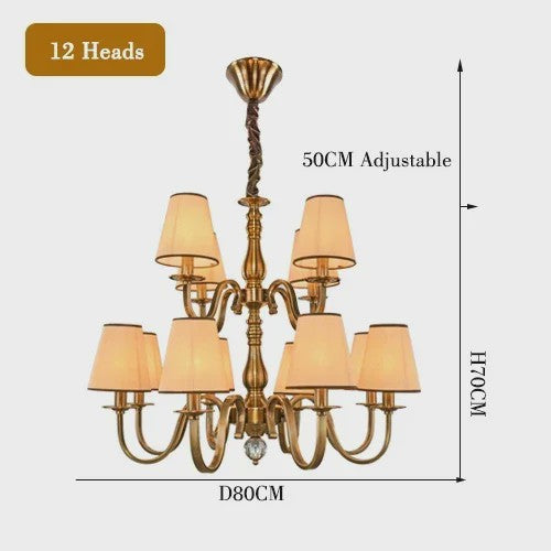 Luxe Klassieke LED Kroonluchter - Sfeervolle Verlichting voor Woonkamer, Eetkamer & Slaapkamer