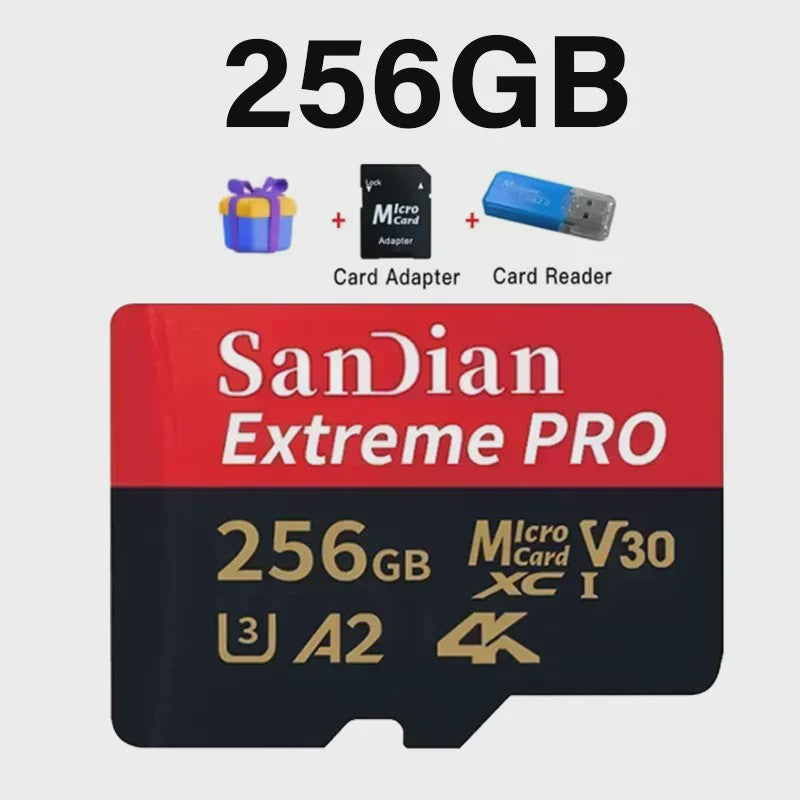 Snelle 128GB Micro SDXC Kaart - Opslag voor Camera, PC, Mac & Meer