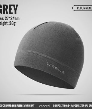 WRELS Winter Hardloopmuts voor Heren - Winddicht & Warm Fleece