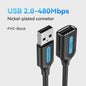 Vention USB 3.0 Verlengsnoer - Snelle Dataoverdracht voor PC, TV, Console & Meer