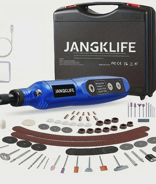 Draadloze Roterende Tool Kit: Graveerpen voor Hout, Metaal, Glas & Sieraden - DIY Mini Boormachine met USB