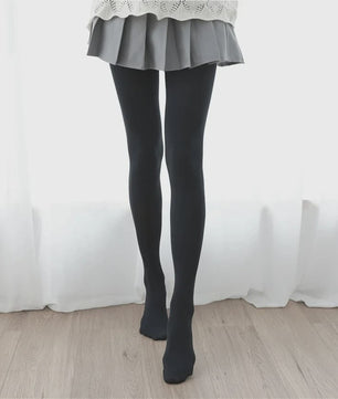120D Lolita Stijl Dijhoge Nylon Kousen - Zoet & Sexy - Melkwit