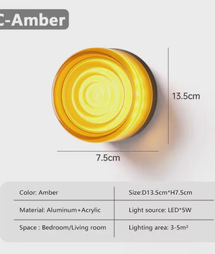 Nordic LED Wandlamp Jelly Design - Decoratieve Sfeerverlichting voor Hal, Studiekamer, Restaurant