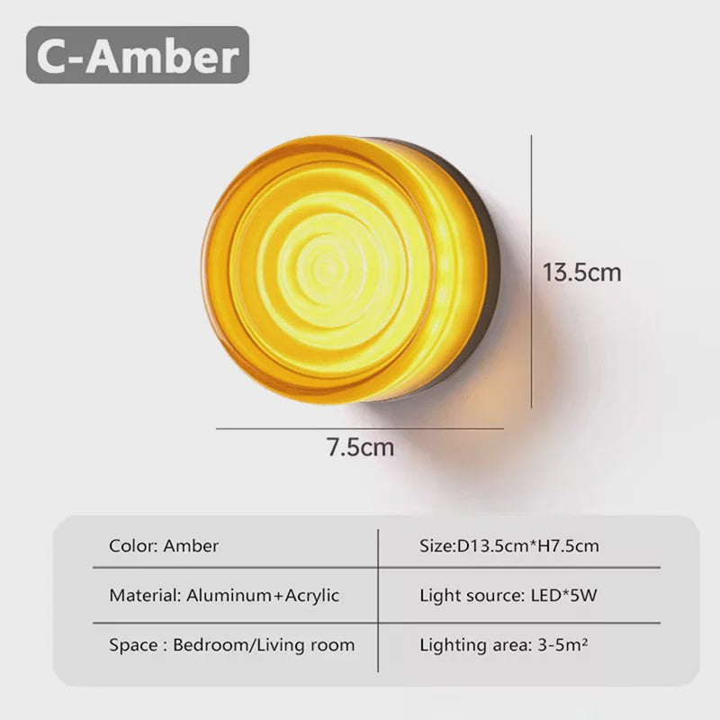 Nordic LED Wandlamp Jelly Design - Decoratieve Sfeerverlichting voor Hal, Studiekamer, Restaurant