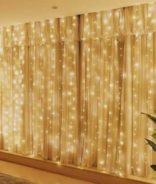 LED Gordijn Lichtjes met Afstandsbediening - USB Feestverlichting voor Huis, Bruiloft & Kerst