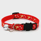 Verstelbare Kattenhalsband met Bel en Sterren/Maan Print - Veilig & Stijlvol