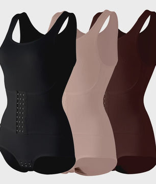 Body Shaper Bodysuit met Rits & Band voor Buikcontrole - Taille Trainer
