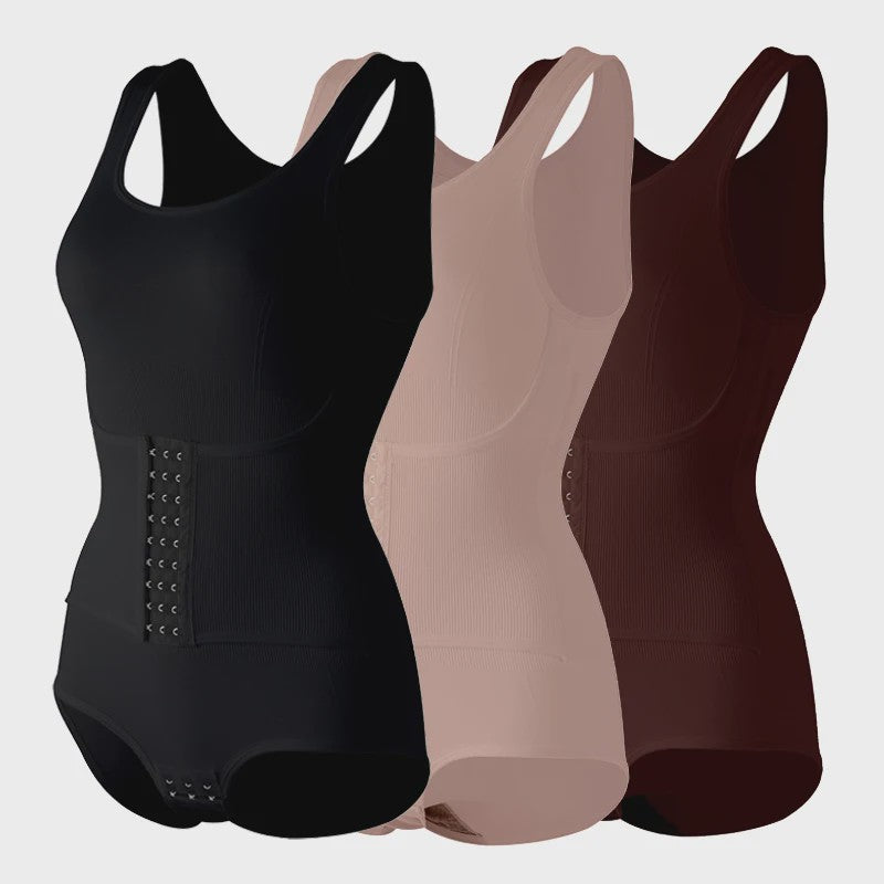 Body Shaper Bodysuit met Rits & Band voor Buikcontrole - Taille Trainer