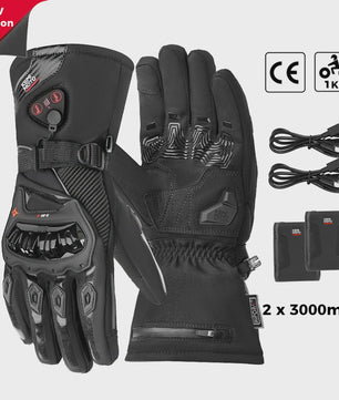 KEMIMOTO Verwarmde Motorhandschoenen - Waterdicht, Oplaadbaar & Warm voor de Winter