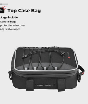 Motorfiets Topcase / Zijtas - 20L Uitbreidbaar - Waterdicht & Robuust
