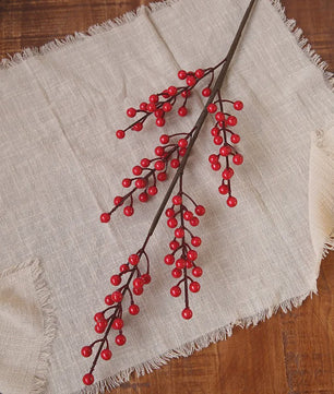 Decoratieve Takken met Rode Bessen en Gouden Bladeren - Chinees Nieuwjaar & Lente Decoratie