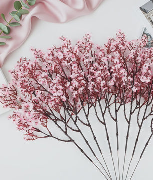 Kunstbloemen Gipskruid (3/5 stuks) - Sfeervolle Decoratie voor Huis, Bruiloft & Feest