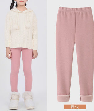 Warme Fleece Lined Leggings voor Meisjes (3-11 Jaar) - Zacht & Comfortabel