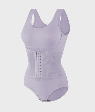 Dames Bodysuit Shapewear met Rits en Buikcontrole - Taille Trainer & Slankmakend Korset