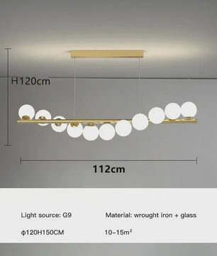 Luxe Scandinavische Plafondlamp met Sterrenlicht - Goudkleurig