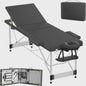 Draagbare Massage Tafel Aluminium - Inklapbaar, Verstelbaar (62-83cm), 230kg Draagkracht, met Armleuningen & Hoofdsteun