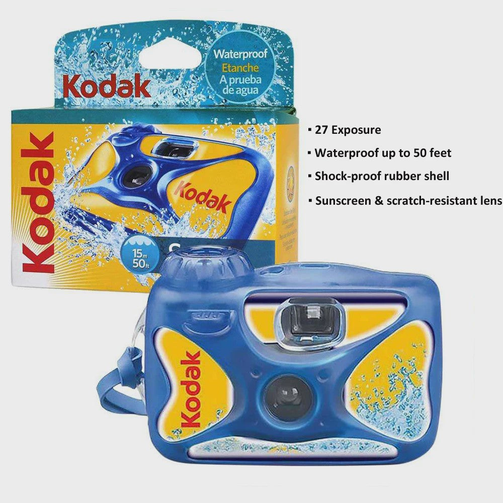 Kodak HD Power Flash Wegwerpcamera - 27+12 Foto's met Ingebouwde Flitser