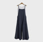 Dames Jumpsuit Zomer Mouwloos Katoen Linnen met Wijde Pijpen - Casual en Comfortabel