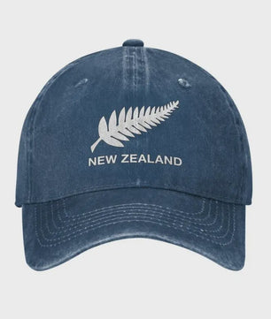 New Zealand All Blacks Unisex Baseball Cap - Vintage Denim Rugby Pet