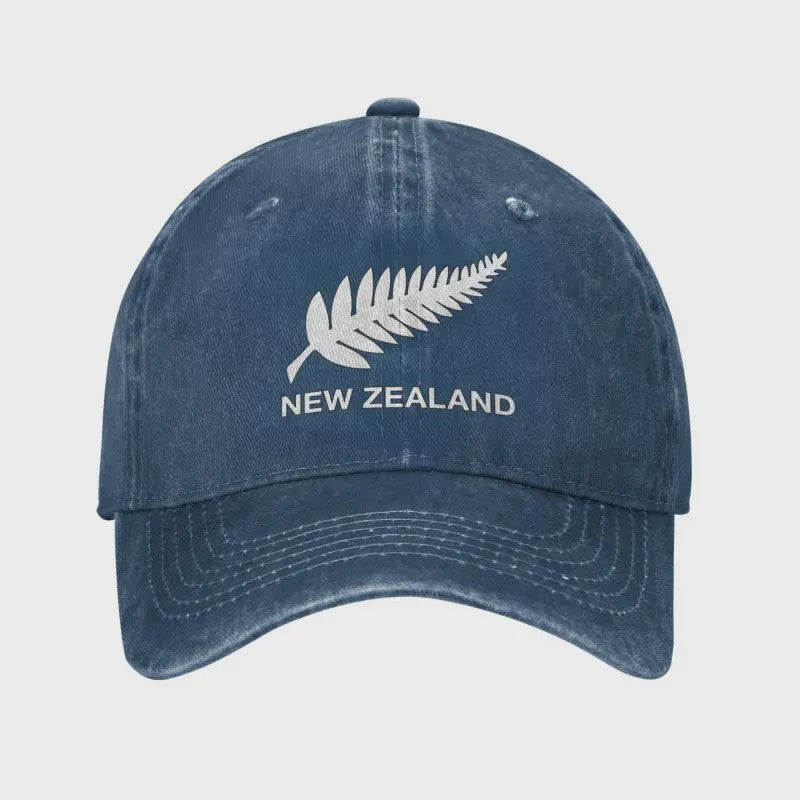 New Zealand All Blacks Unisex Baseball Cap - Vintage Denim Rugby Pet