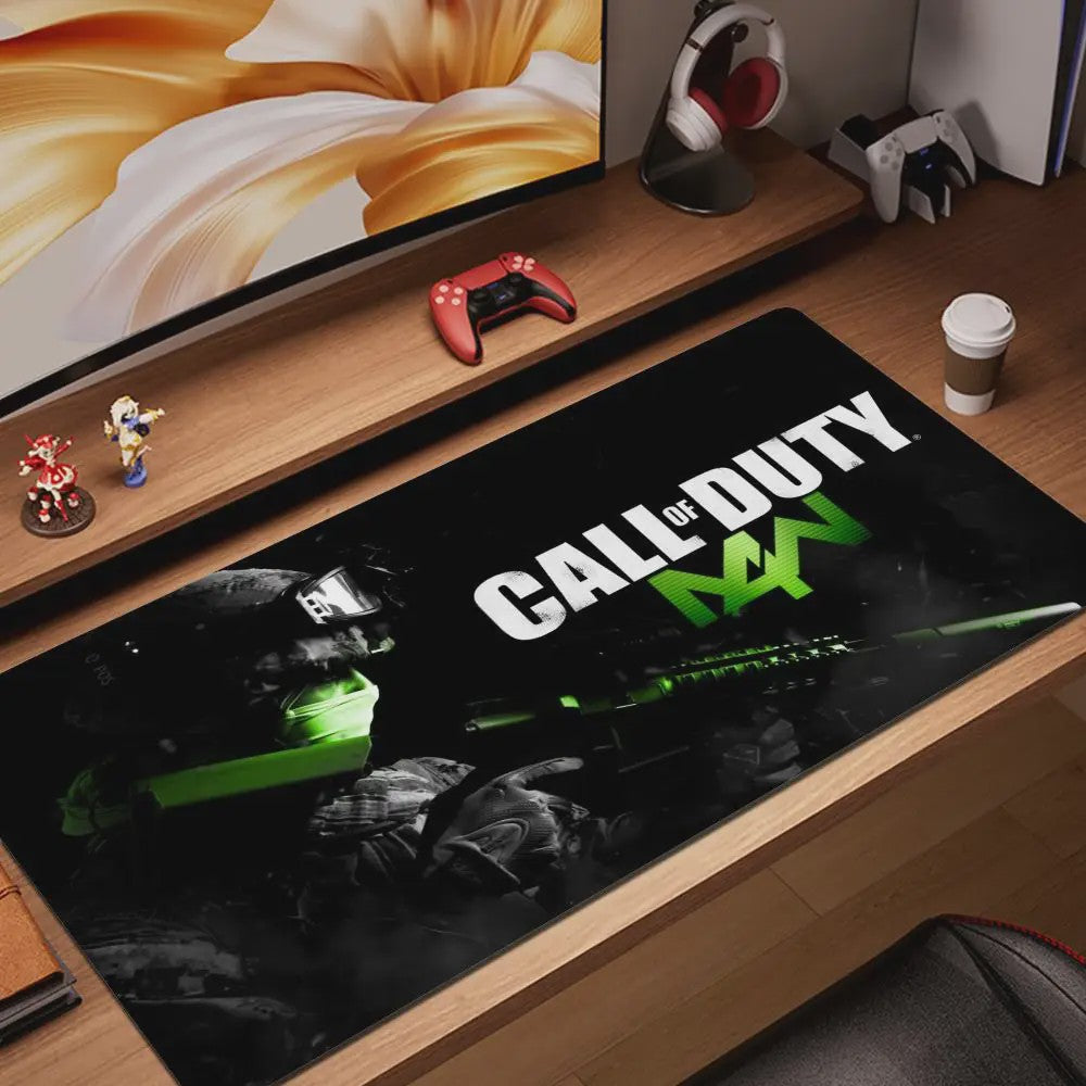 Anime Natural Rubber Gamer Office Decoration Home Mouse Pad Calls Of Duty Warzone Gaming Large Size Mouse Mat 90x40CM Mouse Pad