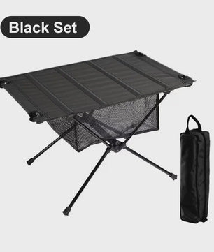 WESTTUNE Campingtafel Opvouwbaar Lichtgewicht Aluminium & 1680D Oxford Doek - Draagbaar voor Outdoor Picknick