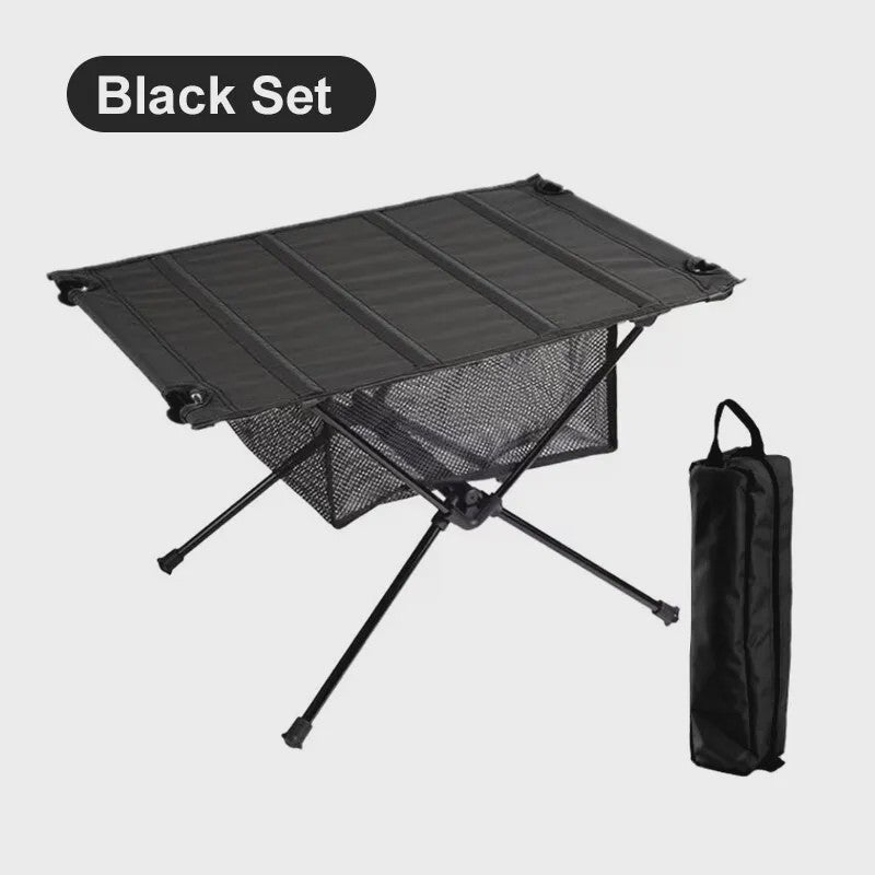 WESTTUNE Campingtafel Opvouwbaar Lichtgewicht Aluminium & 1680D Oxford Doek - Draagbaar voor Outdoor Picknick